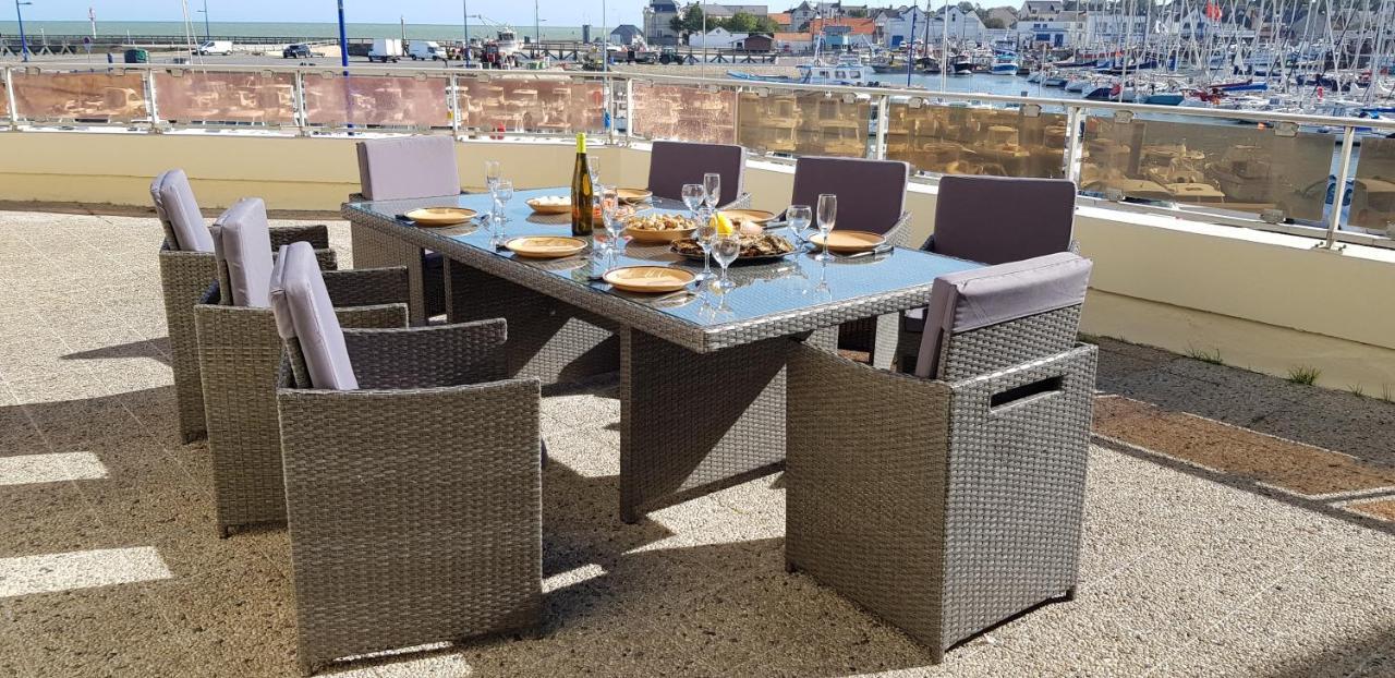 Appartement vue sur mer et port Grandcamp-Maisy Extérieur photo