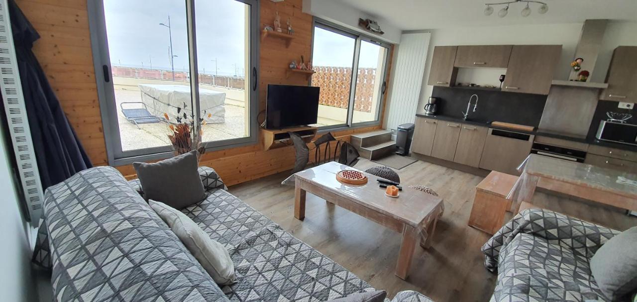 Appartement vue sur mer et port Grandcamp-Maisy Extérieur photo